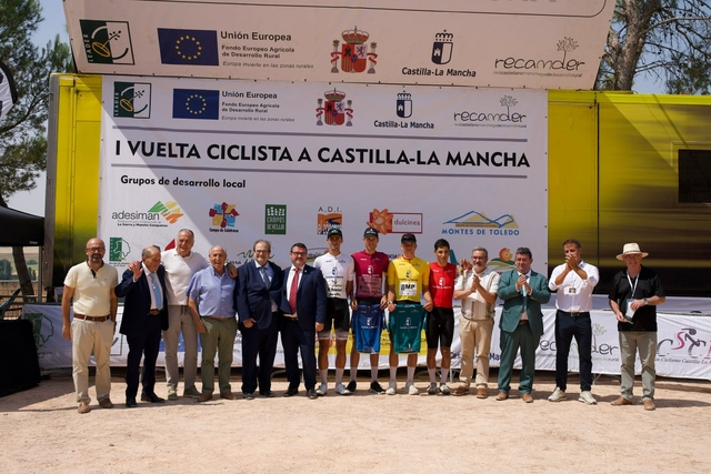 Podium Vuelta CLM etapa 4 1