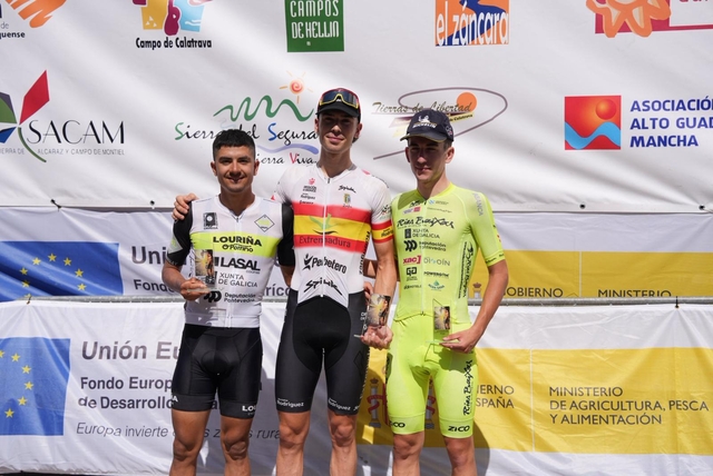 Pódium Vuelta CLM etapa 5 2