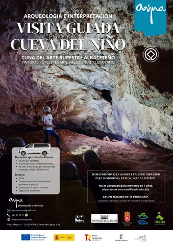 Vehículo para Ayna cartel visita guiada