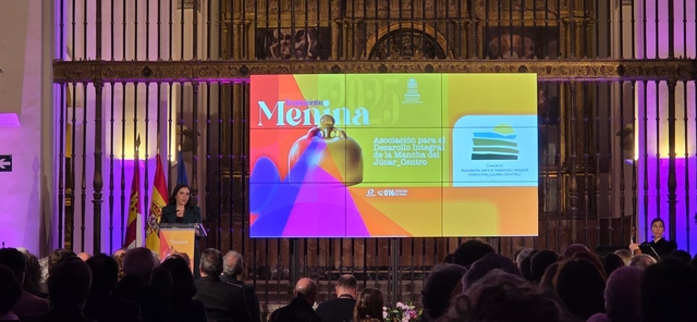 entrega premio Menina acto y pantalla