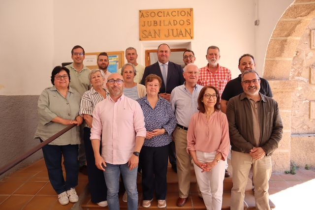 visita consejero con asociación jubilados