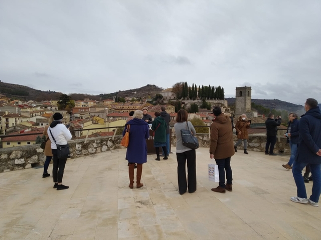 visita polacos a FADETA mirador de Brihuega