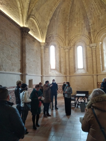 visita polacos a FADETA visita patrimonio Brihuega